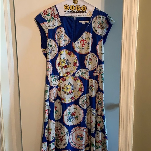 Boden Dresses & Skirts - Boden Dutch Plates Spring Day Dress 10R
